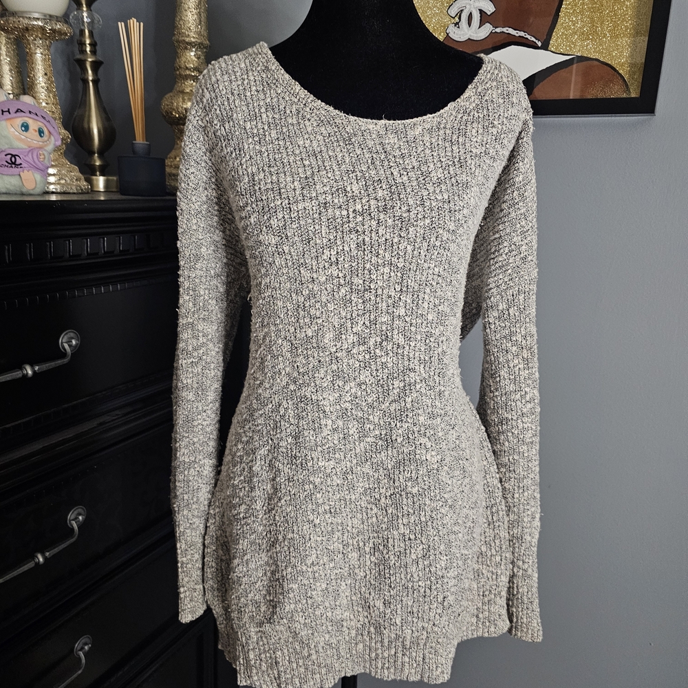 Torrid Heathered Gray Crew Neck Sweater